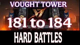 Vought Tower Battle 181 To 185 Second Round Hard Battle Make Easy | Mk Mobile Game Play