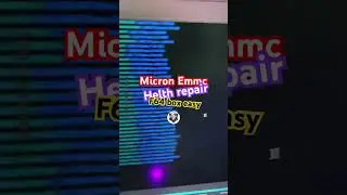 Micron Emmc helth repair by F64 box easy Solution #frp #emmc