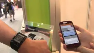 Sonostar Smartwatch Hands On   E Ink Smartwatch at Computex 2014