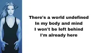 Britney Spears - Touch of my hand (lyrics)