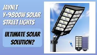 REVIEW (2026): JAYNLT Y-9800W Solar Street Lights. Features