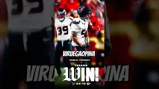 #viruegaopina👊🏈 #Texans derrota #Chiefs eliminados del t&iacute;tulo de la Divisi&oacute;n OESTE #AFC #NFL #SNF
