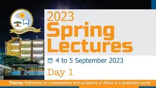 2023 Spring Lectures: Day 1, First Session