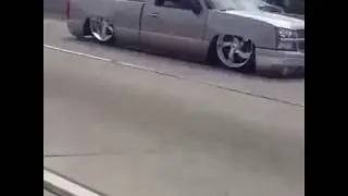 Bagged and bodied Chevy Silverado