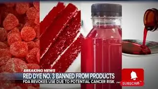 The FDA ruled to ban Red No. 3 dye Which foods sold in US have Red No. 3 dye?