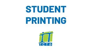 Student printing at UCT