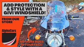 Plexiglass Windshield by GIVI | Fits All Urals & Select Royal Enfield Models
