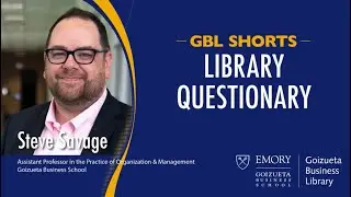 GBL Shorts: Library Questionary with Steve Savage