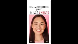 HOW TO ENLARGE YOUR IMAGE OR RENDER PIXEL IN JUST 1 MINUTE #Shorts