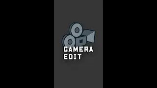 Модный нынче микролернинг по нодам. Camera Edit