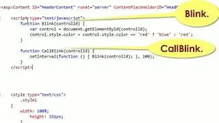 how to make blinking button in asp.net c# | Add blinking button in web page | swift learn
