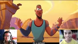 Space Jam Reaction and breakdown of all DC Comics reference.