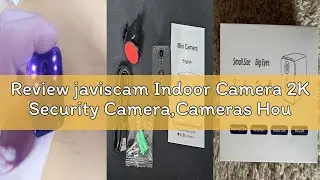 Review javiscam Indoor Camera 2K Security Camera,Cameras House Security for Elderly, Baby, Pet Camer