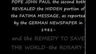 THE FOURTH SECRET OF FATIMA   YouTube