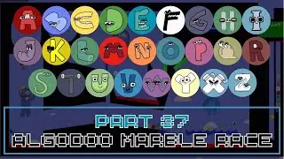 Alphabet Lore From A to Z Marble Race Track #37 - #alphabetlore