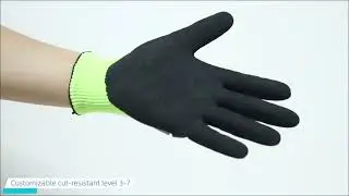 Reduce hand injury risk！！！#hand #gloves #Cut and impact protection #Industrial work gloves