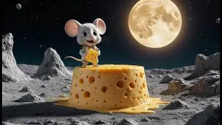 The Moon Mouse and His Cheese Rocket | Fun Nursery Rhyme for Kids | Sing-Along Song