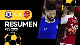Arsenal 3 - 1 Chelsea | PARTIDO completo PES 2021 | Proset450