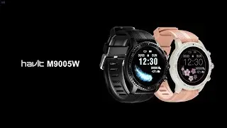 HAVIT M9005W Smart Watch with QI Wireless Charging & 5ATM Waterproof