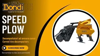 Speed Plow Dondi – Decompattatore ad ancora curva / Curved-Shank Subsoiler | Preparazione terreno