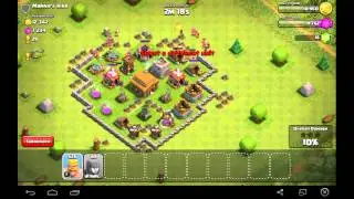 town hall 4 Barch attack strategy.