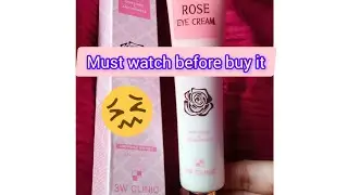 3w clinic eye cream honest review😣😣#eyecream #review