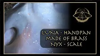 LUNA Handpan made of brass - Fullmoon - Nyx