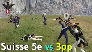 Suisse 5e vs 3pp - Mount & Blade: Napoleonic Wars Groupfight (03/05/18)