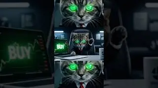 Когда рынок падает, но ты &mdash; кот с планом 📉😼