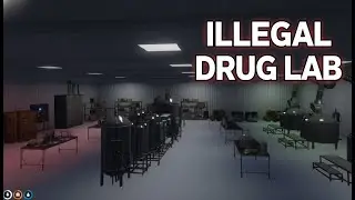 Drag Lab MLO | Illegal Cocaine & Weed Processing Interior | FiveM GTA V | Showcase