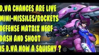 Reaction to D.Va Nerf Buff Changes | Now live | Overwatch News