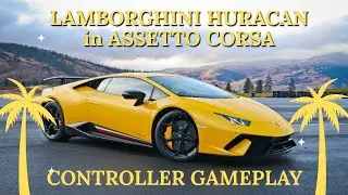 LAMBORGHINI HURACAN in ASSETTO CORSA | Playing with CONTROLLER