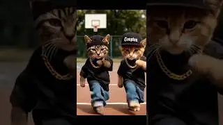 Very Funny Video // Cat dancing Videos //  Ai Video Kaise Banaye // Fanny Comedy Video # ytshorts