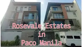 Rosevale Estates l Four Storey Luxurious and Spacious Townhouse in Paco Manila l Transphil Project