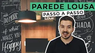 PAREDE LOUSA PASSO A PASSO | Na Lousa