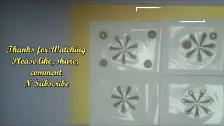 Designer Bottu / Designer Bindi making at home / DIY in easy steps - part 1