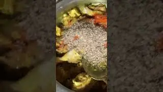 # chicken curry wth coconut powder # spicy gravy