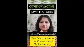 Covid-19 vaccine Myths n Facts, guidelines, safety update, latest news of covid-19 vaccine, #shorts
