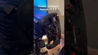 Fanatec ClubSport formula V2.5 X start up #fanatec #sim #racing