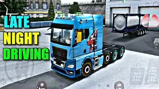 Late Night Driving In Truckers Of Europe 3, Urvehunt Simulator