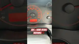 ABS & Hand Brake Warning Indicator Light ON #hondacitygm6 #honda #shorts