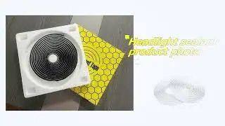 Snake Butyl Tape, Headlight Sealant Snake Glue for Headlight Retrofit, Headlamp, Car Doors