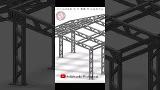 C-Channel Truss Design Frame Structure |Industrial design ||SolidWorks||Mechanical|