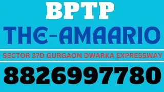 Launching Soon BPTP THE AMAARIO  &ndash; 4BHK+SQ  Apartments Dwarka Expressway Gurgaon 8826997780 #bptp