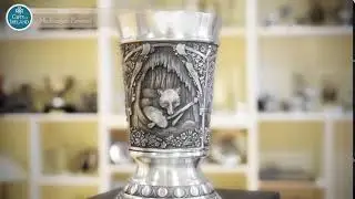 Mullingar Pewter Woodlands Fox Beaker | Gifts of Ireland