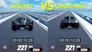 Beignet VS Carbonara Roblox Jailbreak Speed Test