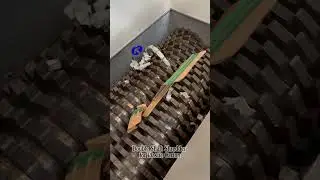 Double Shaft Shredder Waste Plastic Shredding Machine