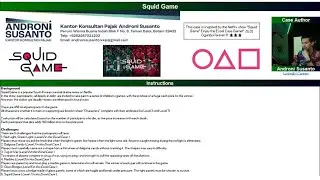 Free case Excel Squid Game by Androni Susanto