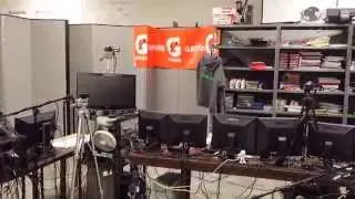 The Sports Medicine Broadcast set up