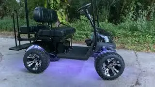 Cricket Mini Golf Cart 12 light LED package on Grasshopper model